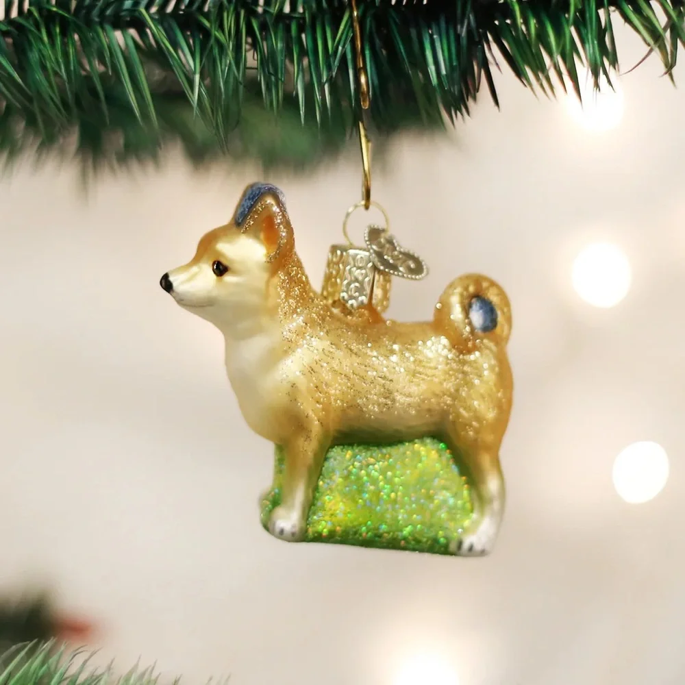 Old World Christmas ‘Chihuahua’ Glass Ornament New With Tags Never Displayed